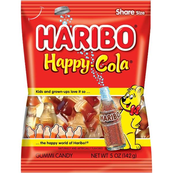 Haribo Happy Cola Gummi Candy Bag - 142g