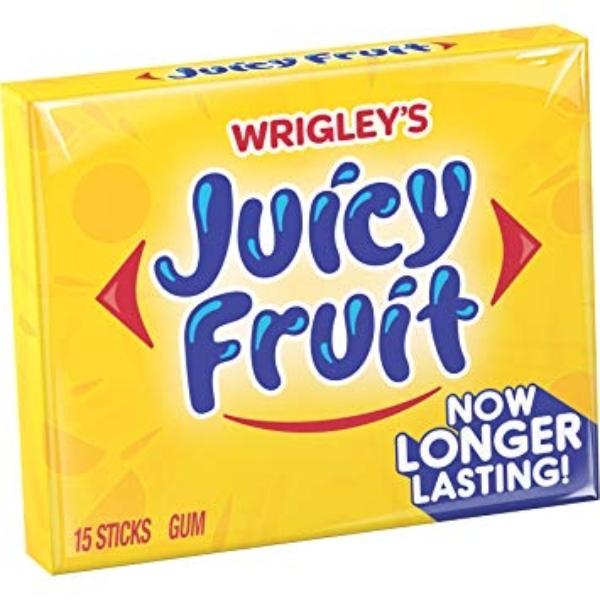 Wringleys 15 Sticks Juicy Fruit Gum
