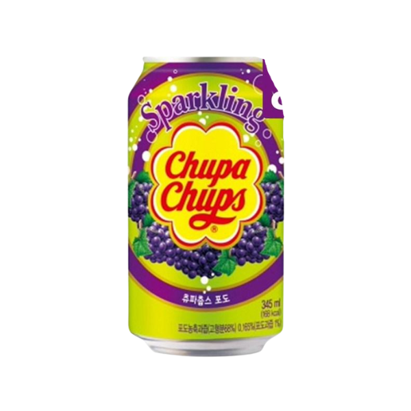 Chupa Chups Grape Sparkling Drink - 345ml