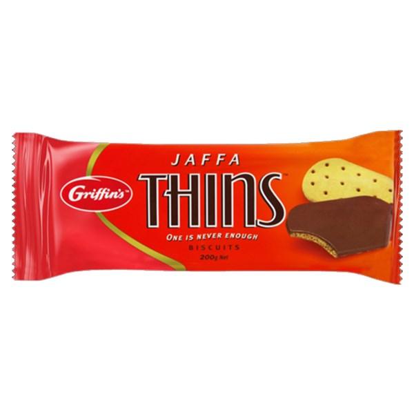 Griffin Jaffa Thins - 180g