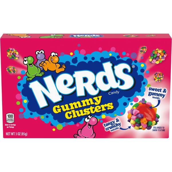 Nerds Gummy Clusters Candy Theatre Box - 85g