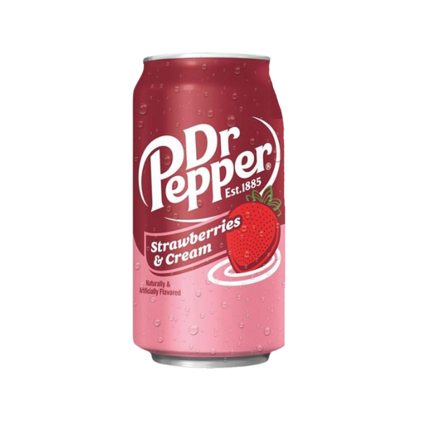 Dr Pepper Strawberries & Cream Can - 355ml