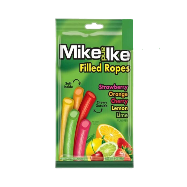 Mike And Ike Filled Ropes - 85g