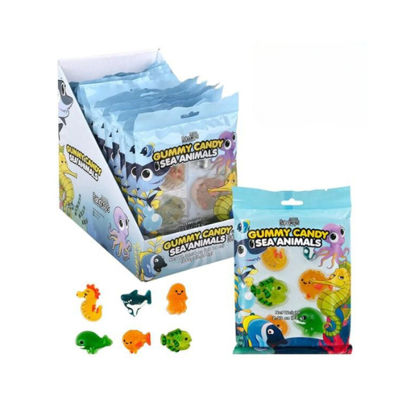 Raindrops Gummy Candy Sea Animals - 70g