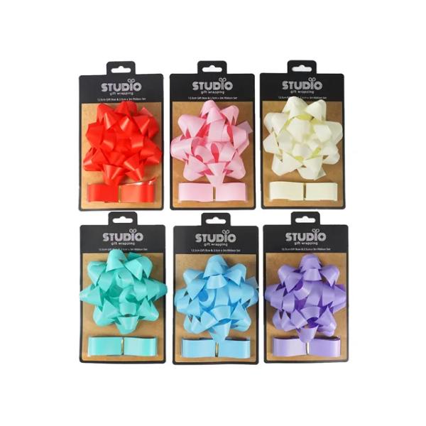 Gift Bow & Ribbon Set - 12.5cm