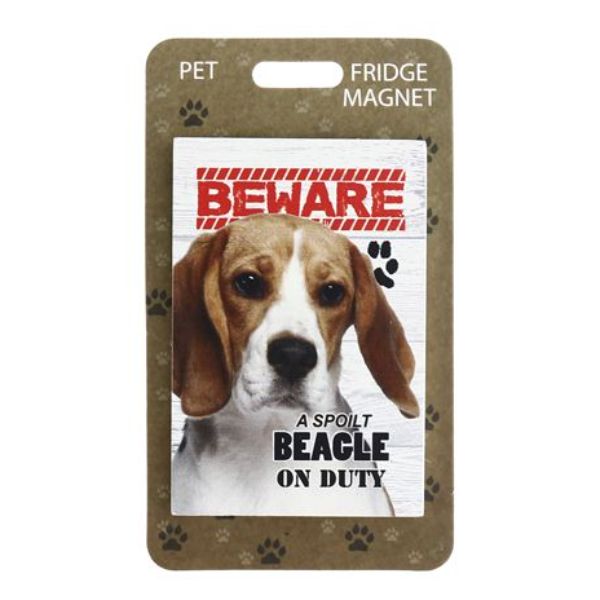 Beware Spoilt Beagle Pet Sign