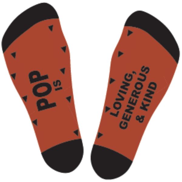 Black & Red The Pop Bamboo Socks