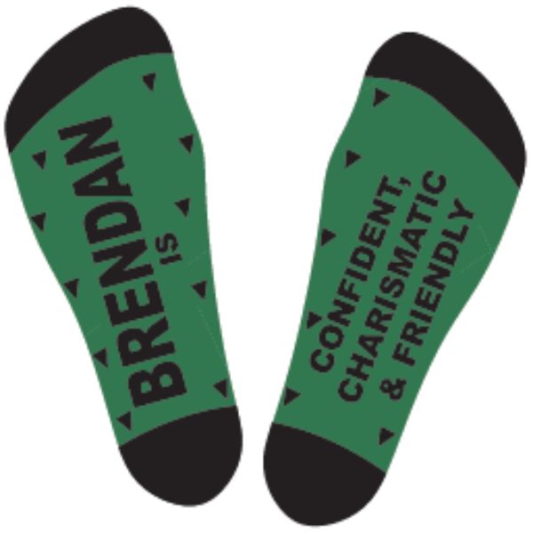 Black & Green Brendan Bamboo Socks