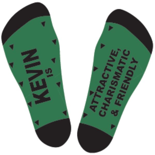 Black & Green Kevin Bamboo Socks