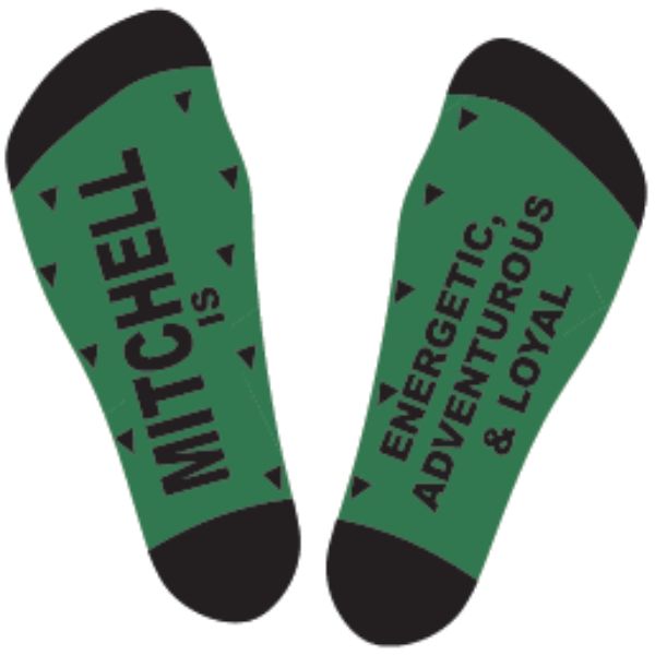 Black & Green Mitchell Bamboo Socks
