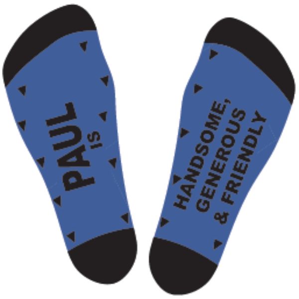 Black & Blue Paul Bamboo Socks