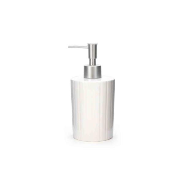 Ceramic Soap Dispenser - 8.7cm x 8.7cm x 17.7cm