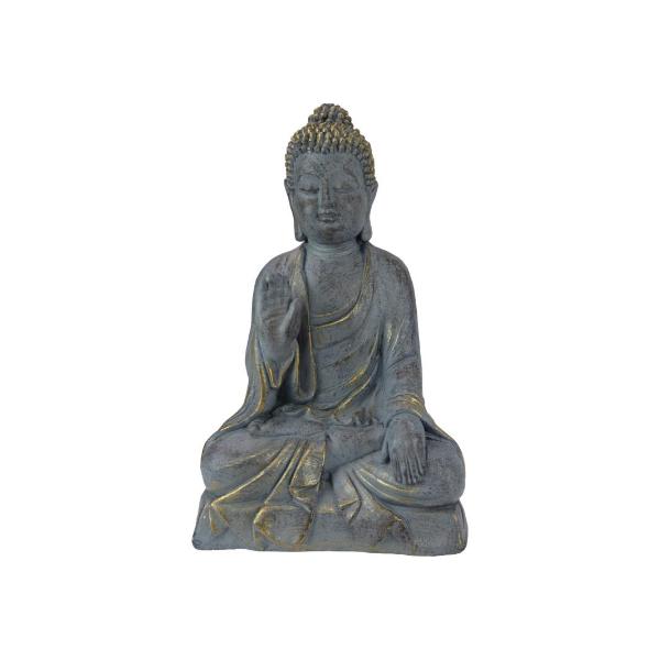 Rulai Garden Buddha With Gold Brush Finish - 45cm