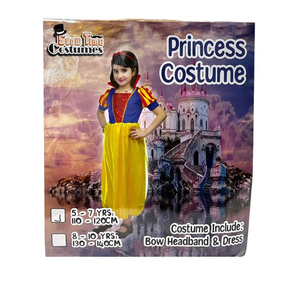 Pricness Kids Costume - 5 - 7 Years