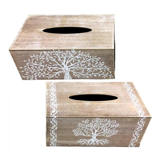 Tree Design Tissue Box - 25cm