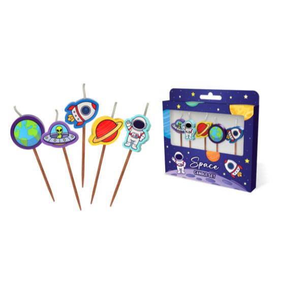 Space Novelty Candle Pack