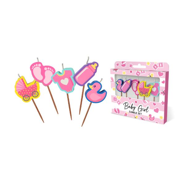 Baby Girl Novelty Candle Pack