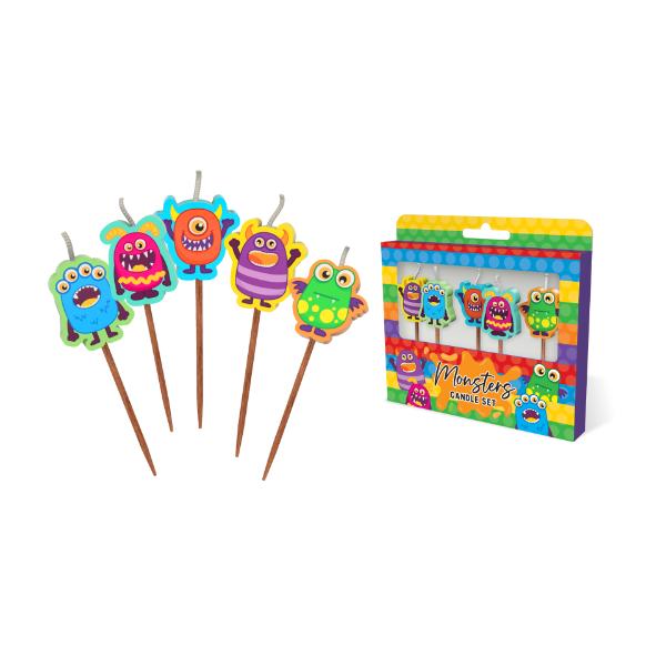 Monster Novelty Candle Pack