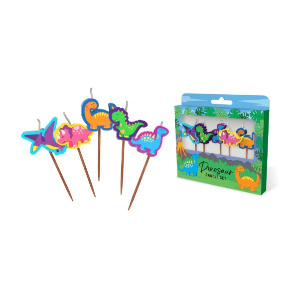 Dinosaur Novelty Candle Pack