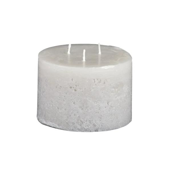 Natural Terra Texture Pillar Candle - 12cm x 7.5cm
