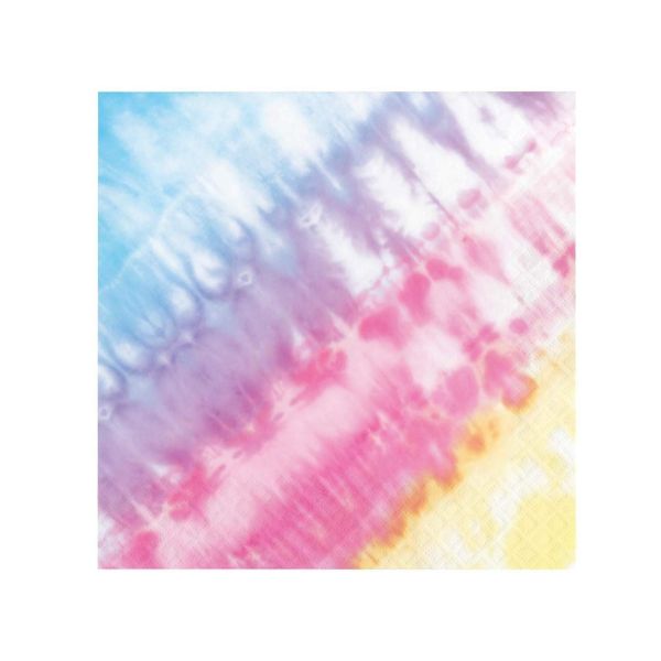 16 Pack Tie Dye Party Luncheon Napkin