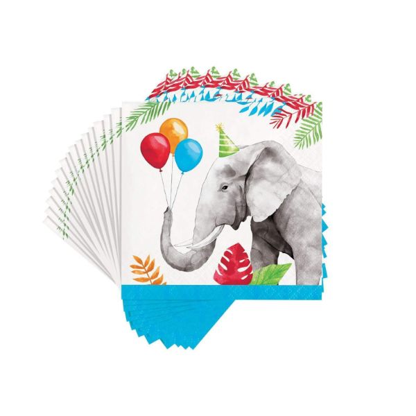 16 Pack Party Animals Beverage Napkins