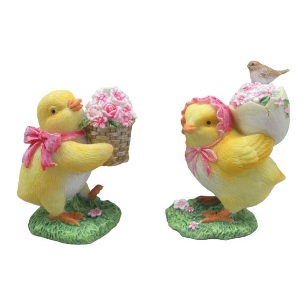 Assorted Chicken With Flowers - 9cm