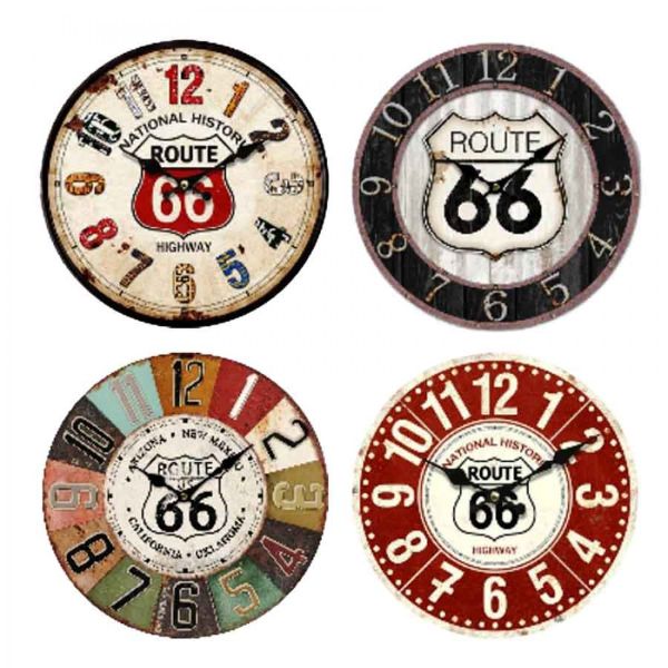 Round MDF Wall Clock - 34cm