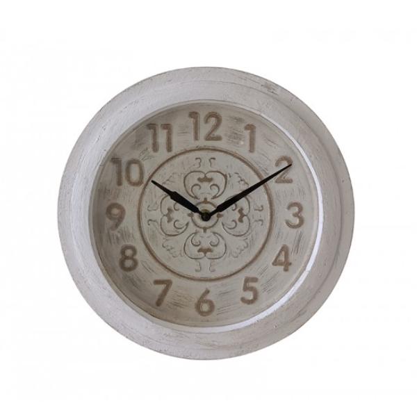 White Round Clock - 35cm