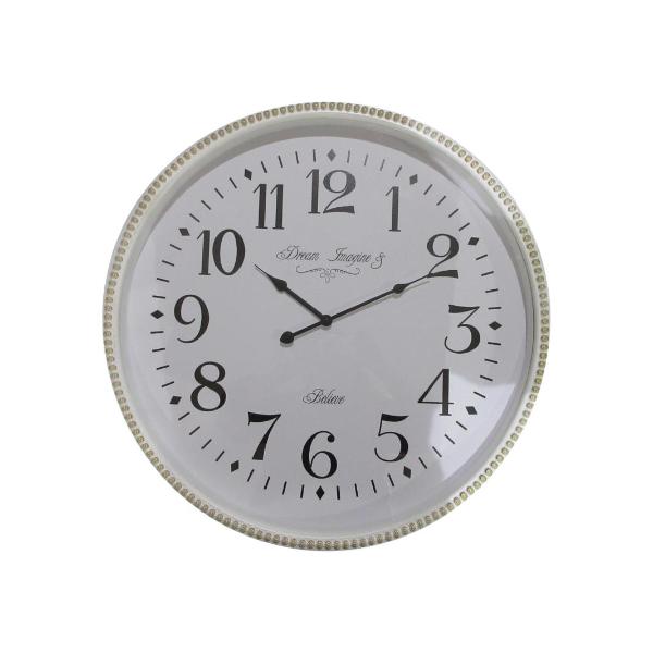 White Decor Clock - 60cm