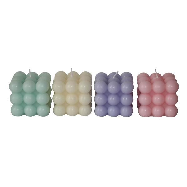 Bubble Scent Candle - 6cm x 6cm x 5.8cm
