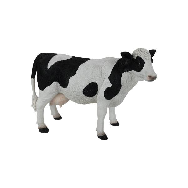 Black & White Standing Cow - 34cm