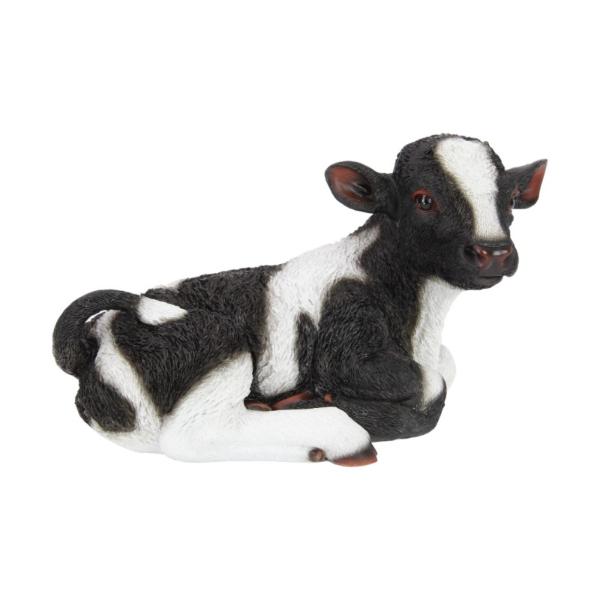 Black & White Laying Cow - 24cm