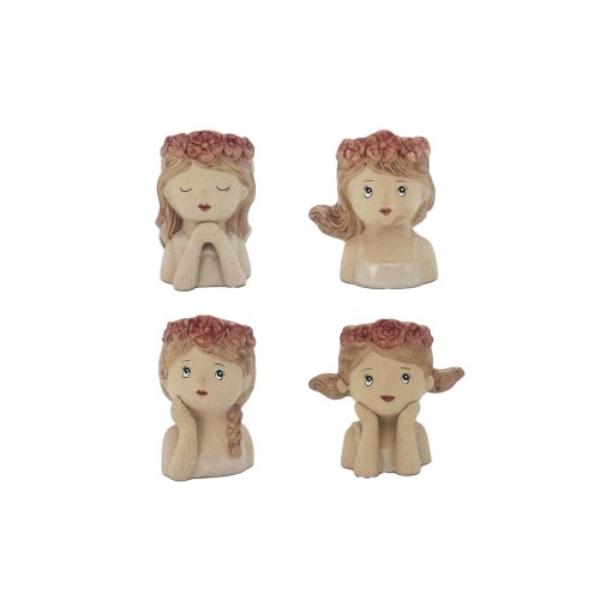 Flower Girl Pot - 8.5cm x 7.8cm x 12.5cm
