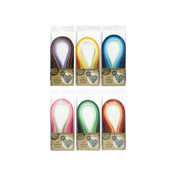 Assorted Ombre Quilling Paper - 0.5cm x 39cm