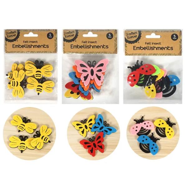 Assorted Coloured Insects