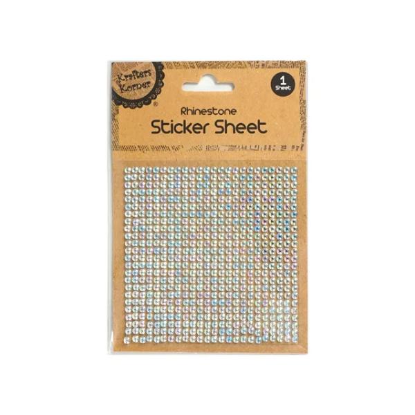 Iridescent Sticker Sheet - 10cm x 10cm