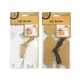 Load image into Gallery viewer, 3 Pack Small Rect Gift Box With Ribbon - 5cm x 5cm x 6.5cm