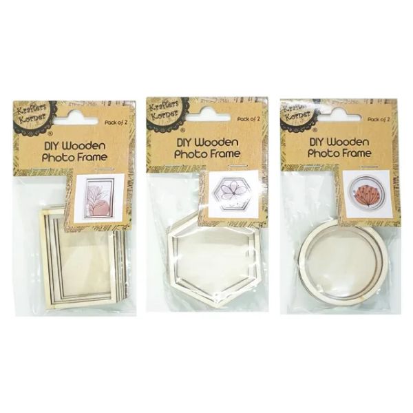 DIY Wooden Photo Frame - 7cm