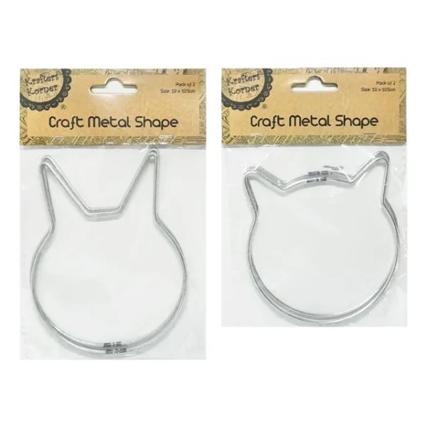 2 Pack Craft Metal Shape Outline