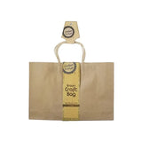 Load image into Gallery viewer, Medium Craft Brown Shopping Bag - 35cm x 24cm x 7cm