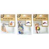 Load image into Gallery viewer, 2 Pack DIY Felt Hair Clips - 3.7cm x 1.3cm