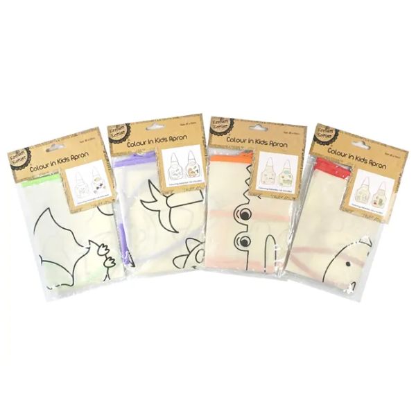 Colour In Kids Apron - 35cm x 50cm