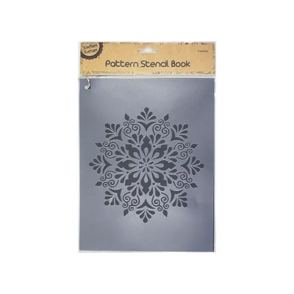 27 Sheet Pattern Stencil Book - 27cm x 21cm