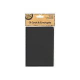 Load image into Gallery viewer, 6 Pack Black Cards & Envelopes - 16.3cm