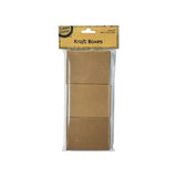 Load image into Gallery viewer, 3 Pack Medium Kraft Boxes - 7cm x 9.2cm x 2.5cm