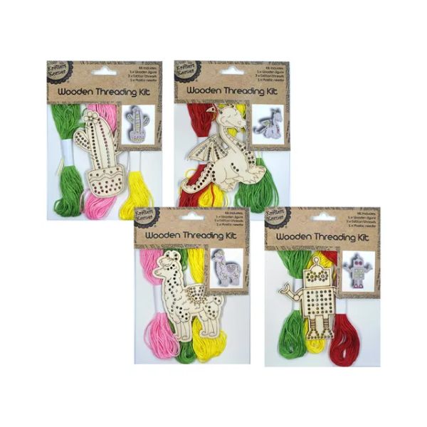 DIY Wooden Threading Kit