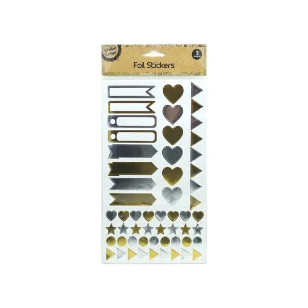 Gold & Silver Foil Stickers