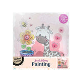 Load image into Gallery viewer, Jewels & Gems Giraffe Painting On Canvas - 30cm x 30cm x 1.5cm