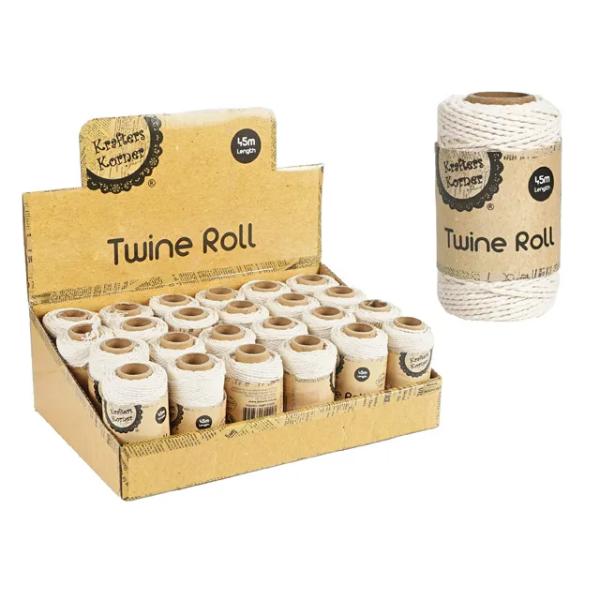 Natural Twine Roll - 45m
